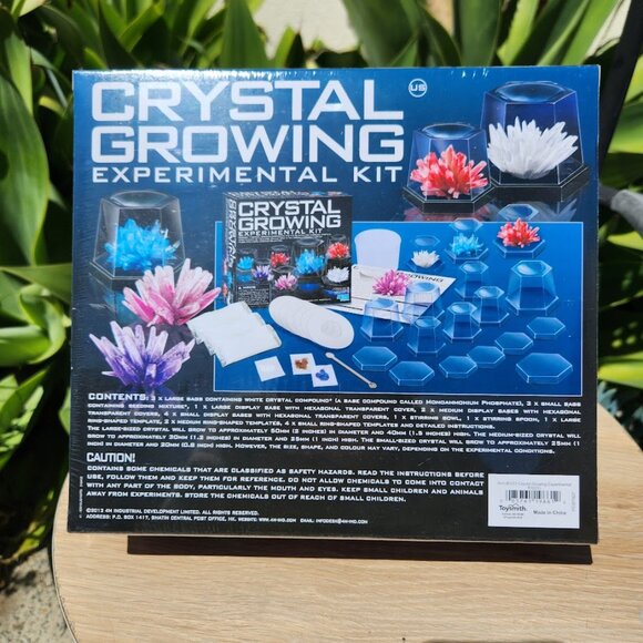 NEW 7 Crystal 4M Crystal Growing Science Experimental Kit Chemistry Display Case - Picture 4 of 12